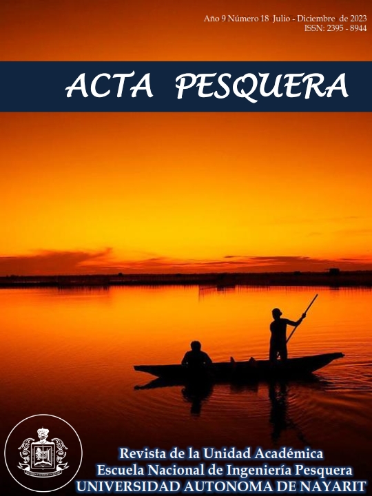 					Ver Vol. 9 Núm. 18 (2023): Acta Pesquera 18
				